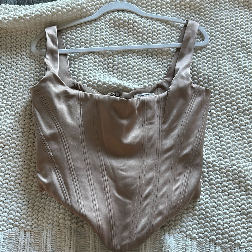 House of CB tan Corset